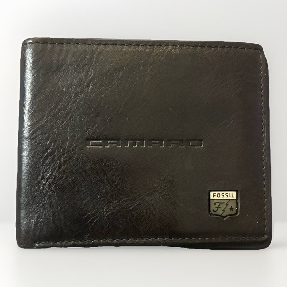 FOSSIL Bifold West Coast Camaro black leather Men's Wallet